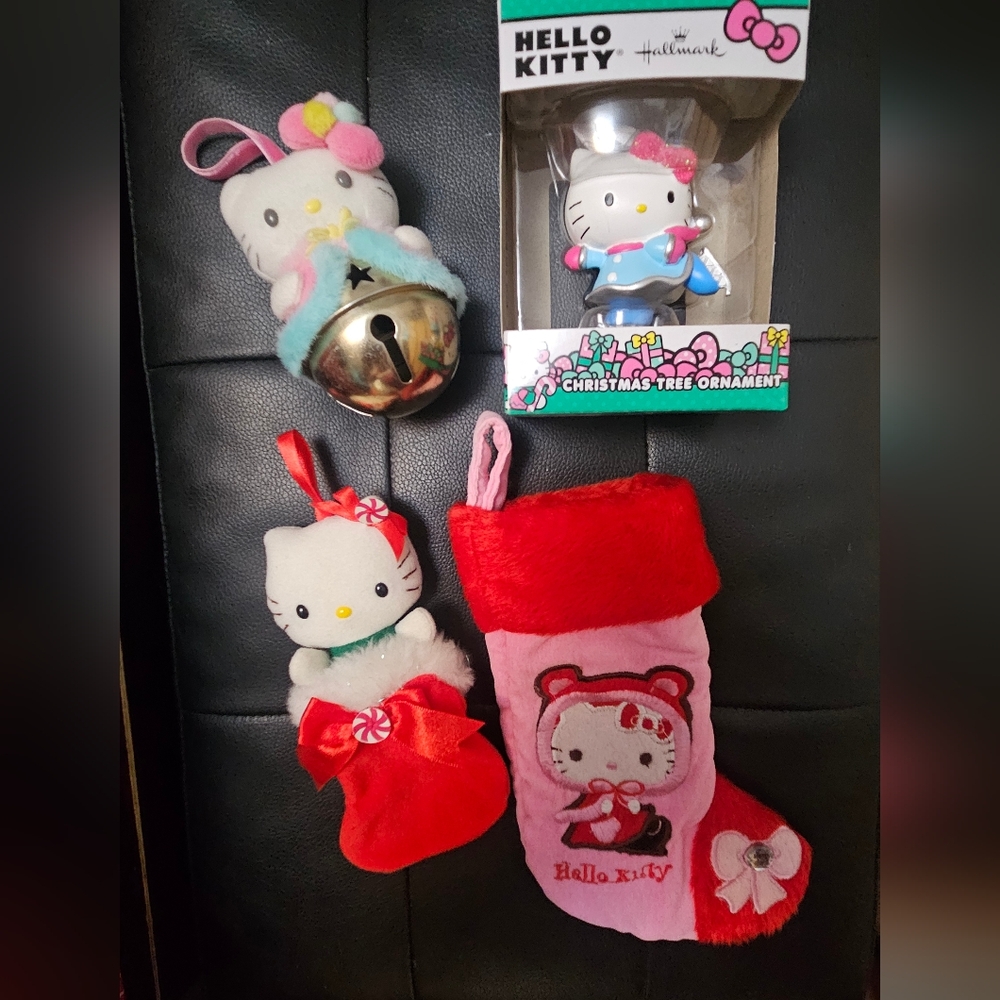 Hello kitty Christmas ornaments